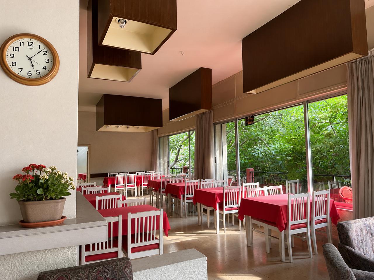 Indoor dining area
